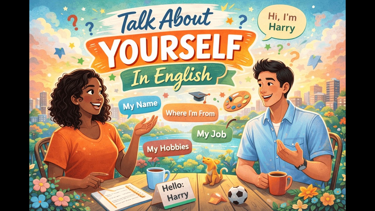 How to Introduce Yourself in English | Tell Me About Yourself (Beginner Speaking Practice)