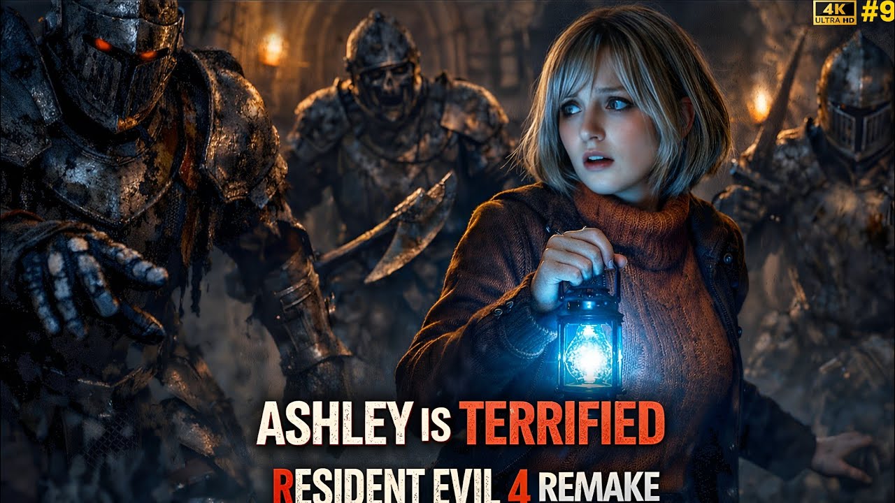 i Become a Ashley | Resident Evil 4 - Remake Gameplay #9