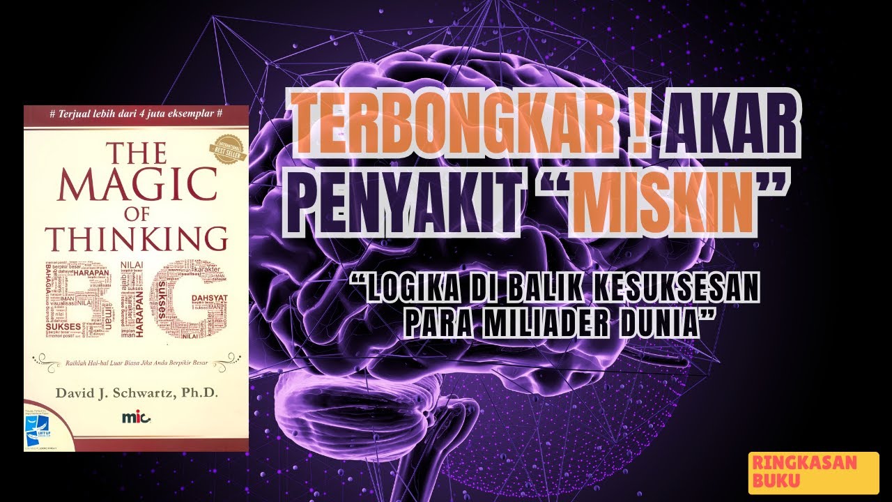 Bedah Pola Pikirnya Orang Hebat Dunia - Psikologi Sukses I Magic of Thinking Big I Ringkasan Buku