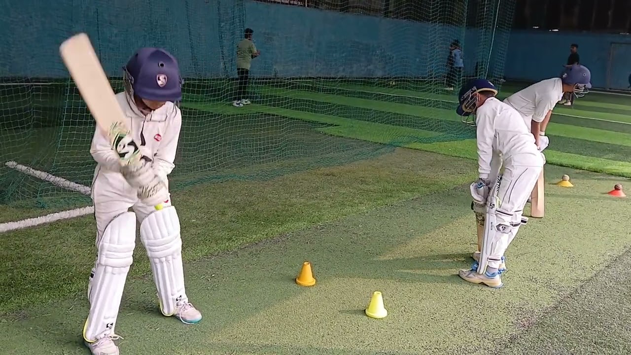 Basic Batting Techniques in MCA Nanded#cricketbatting 