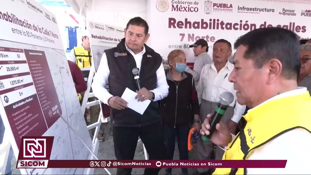 🚧🏙️ Puebla avanza: rehabilitación de 105 calles beneficia a más de 123 mil habitantes
