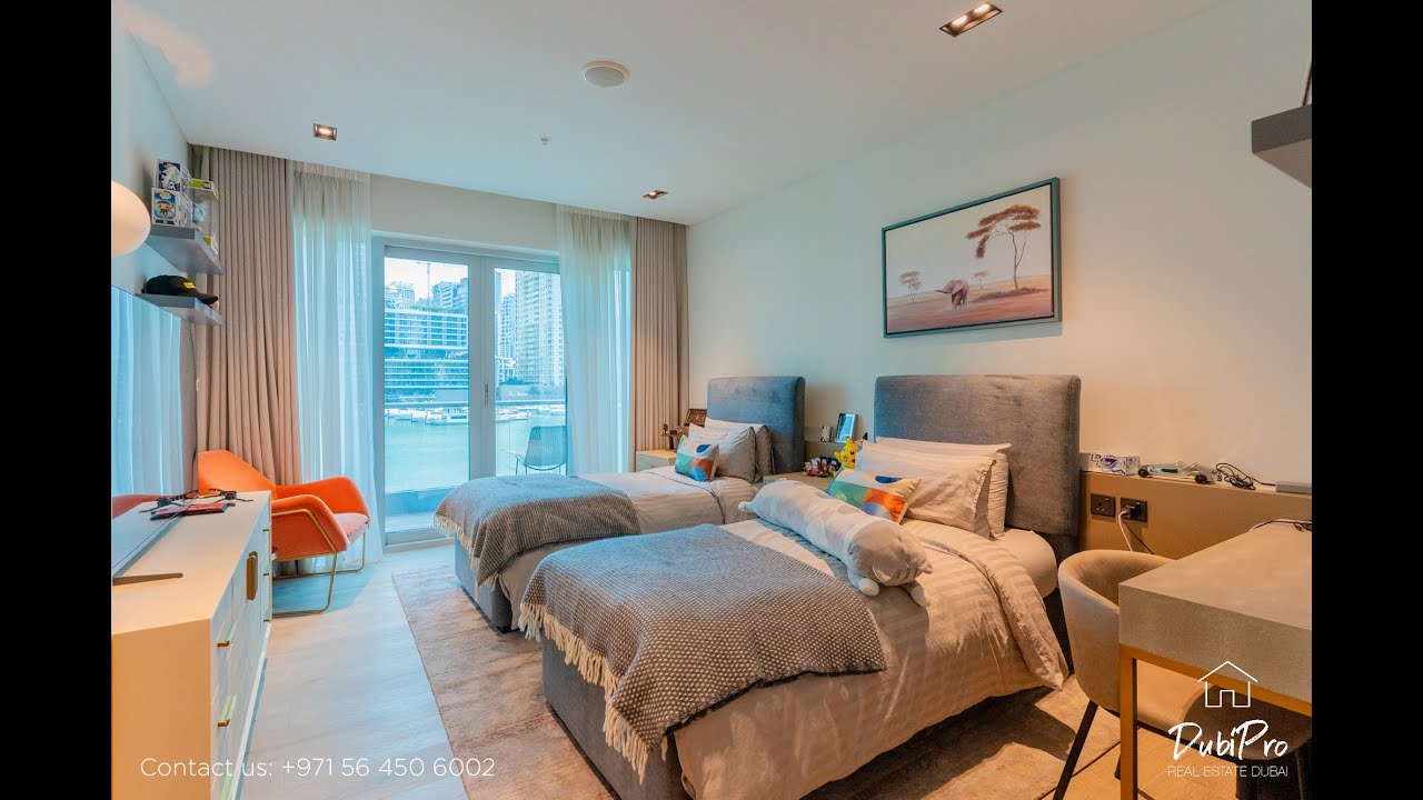 Look inside this captivating 4-Bedroom Residence in Dubai Marina