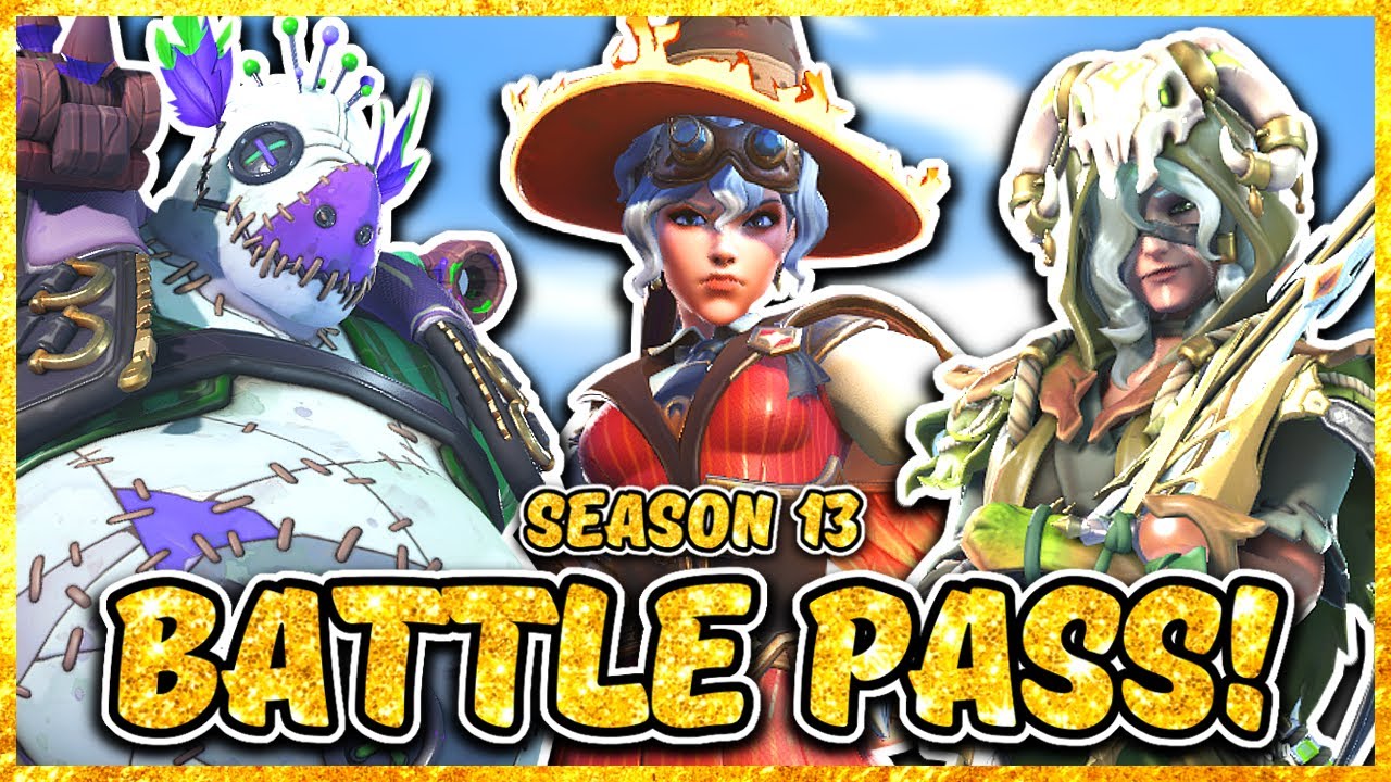 Overwatch 2 SEASON 13 BATTLE PASS Skins And Items