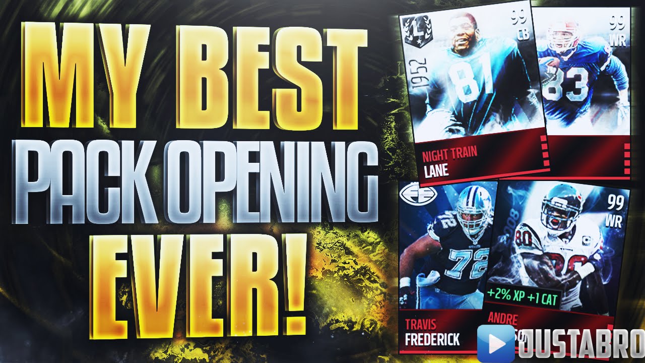 MY BEST MADDEN MOBILE 16 Pack Opening EVER!