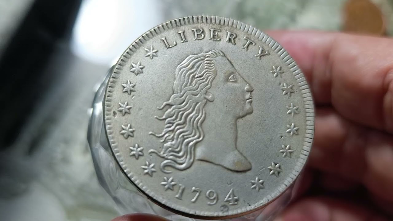 🇺🇸1794  Silver Dollar &ndash; The First U.S. Dollar Ever Minted!💰#RareCoins #1794Dollar #SilverDollar