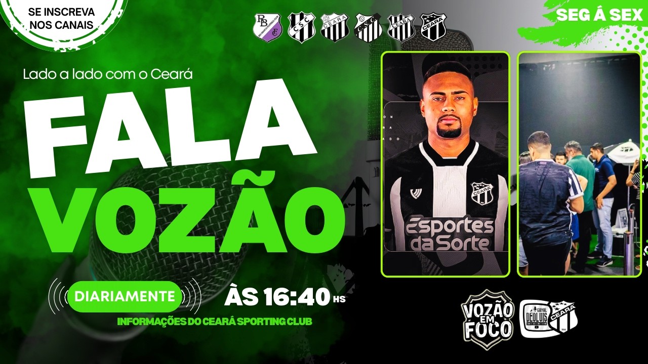 📣🏁FALA VOZÃO! 👉✅CENTROAVANTE JOGA DOMINGO? ⚽🔥LATERAL TREINANDO! 🎤💰INGRESSOS Á DISPOSIÇÃO! E+