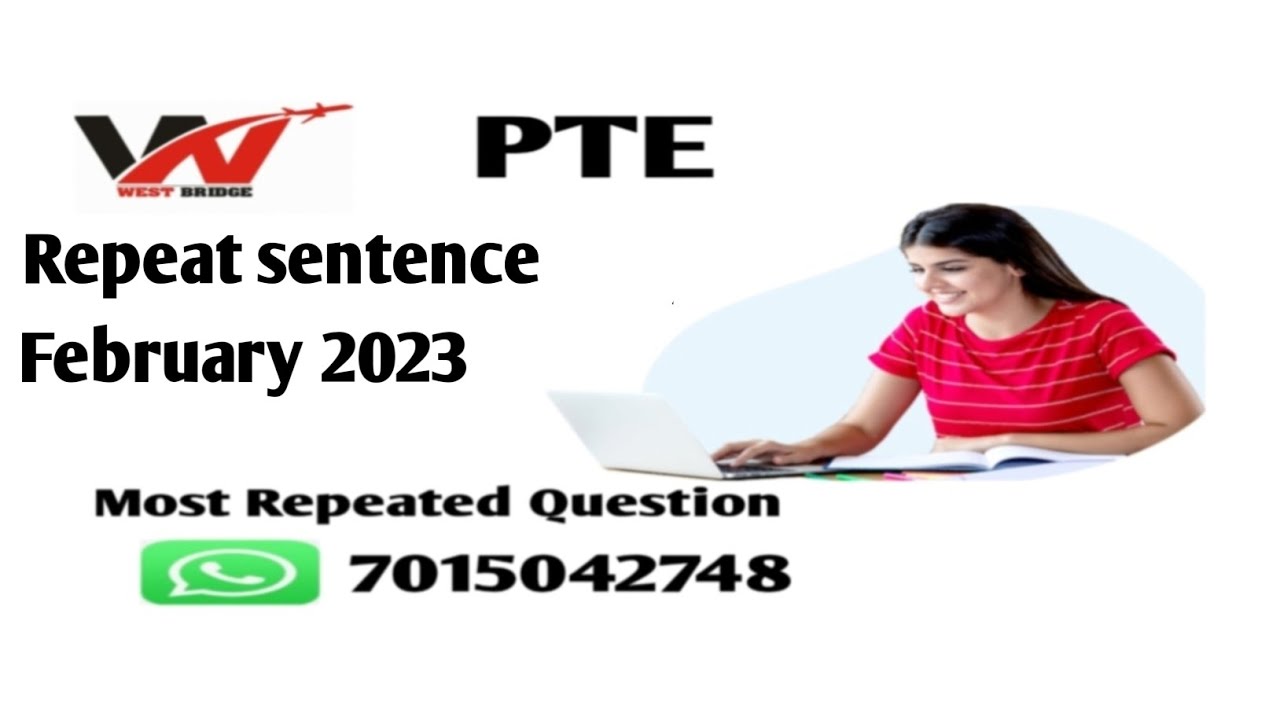 PTE Speaking repeat sentence || February 2023 Exam Prediction ||#pte, #Westbridge