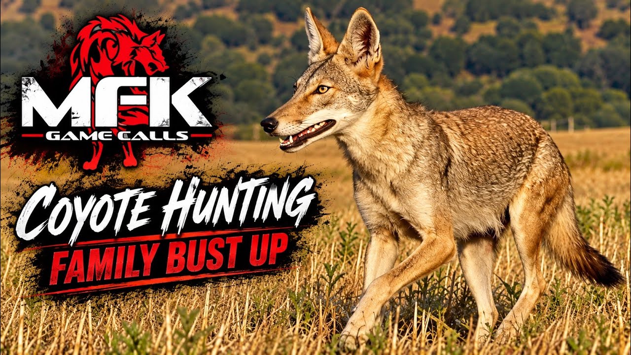 MFK Game Calls &mdash; Охота на койотов во время семейной разборки в Канзасе! &mdash; 4K