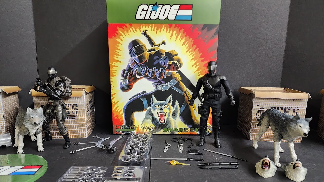 Mezco One: 12 Collective GIJoe Snake Eyes and Timber
