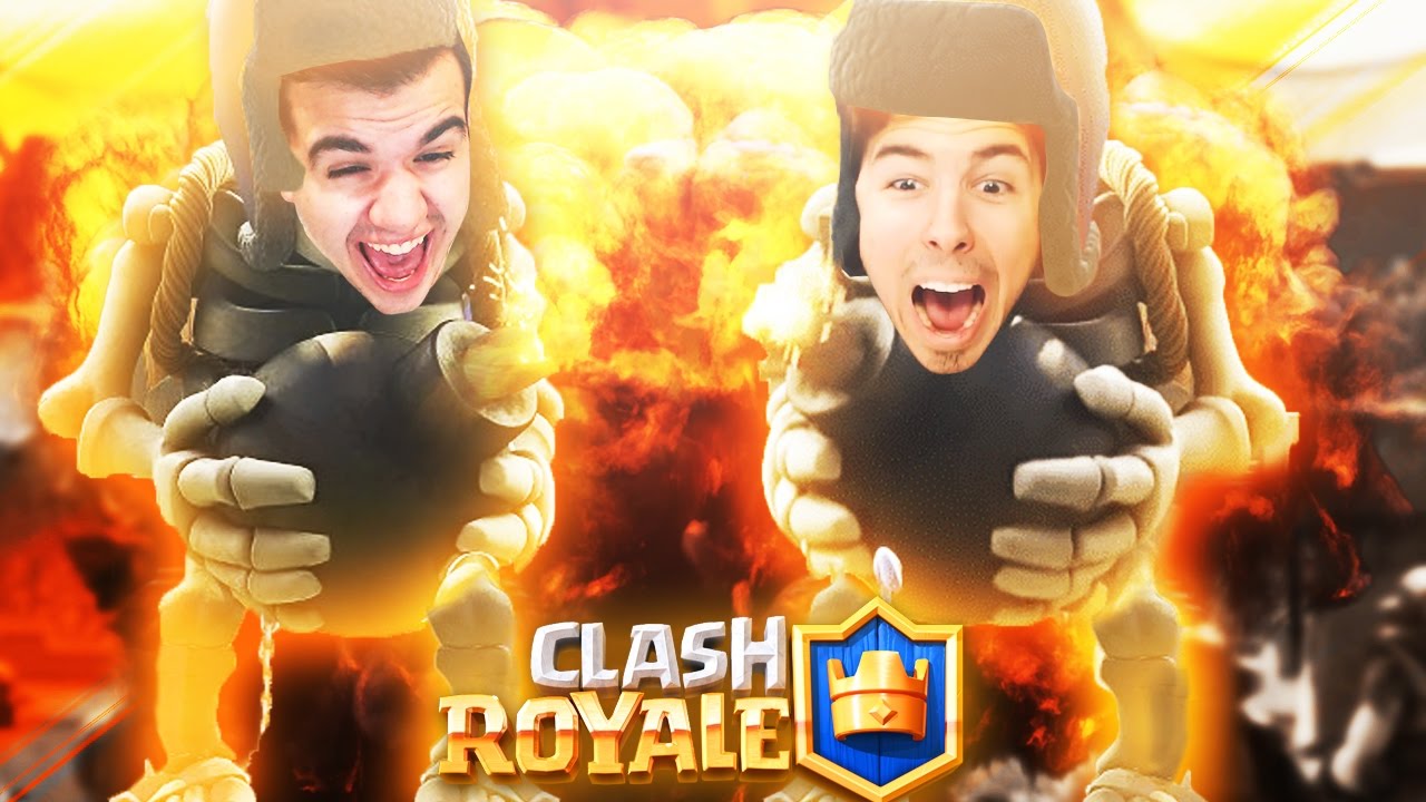 2vs2 ESQUELETOS GIGANTES! | CLASH ROYALE
