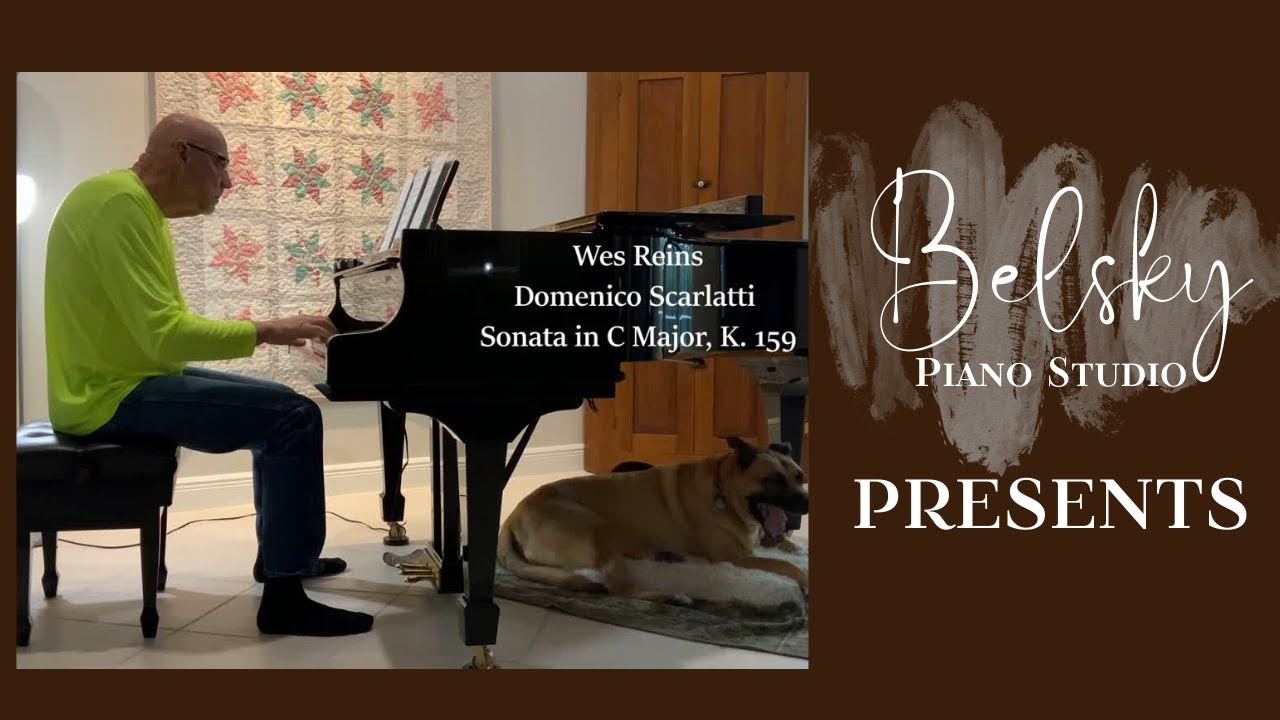 Wes Reins performs Scarlatti Sonata in C Major, K. 159