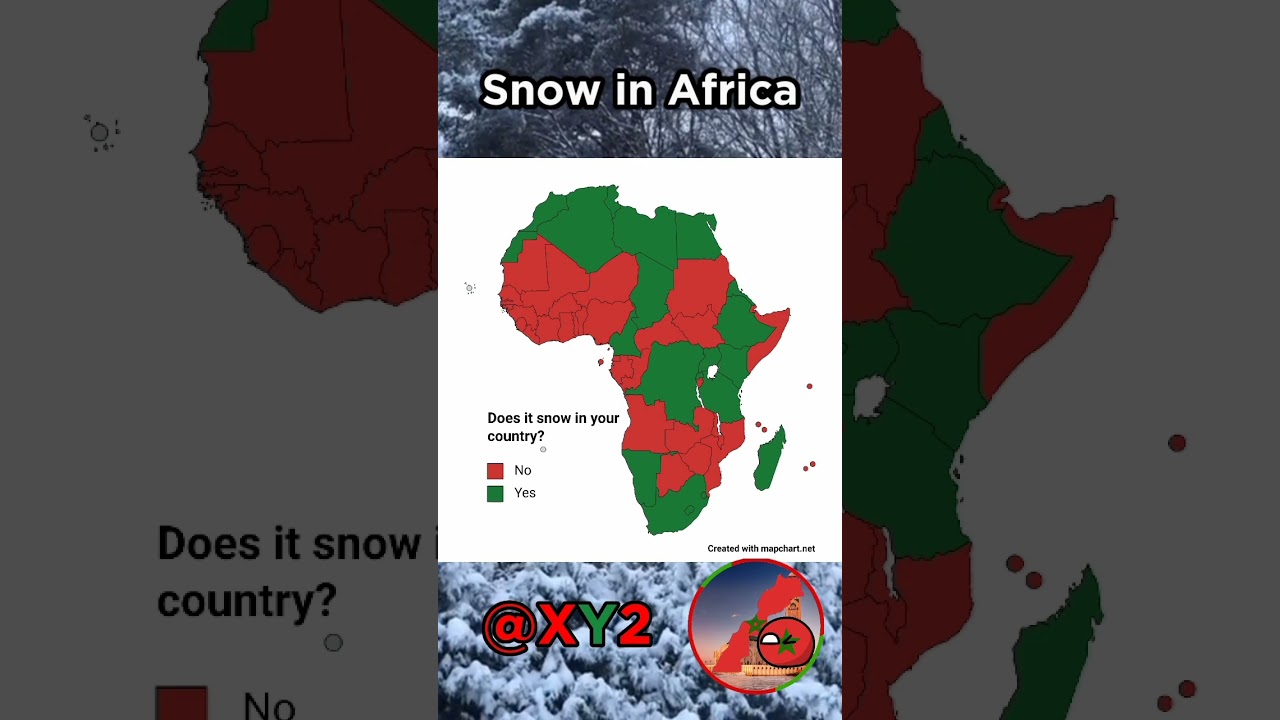 Snow in Africa #shorts  #viral #fypシ #eu