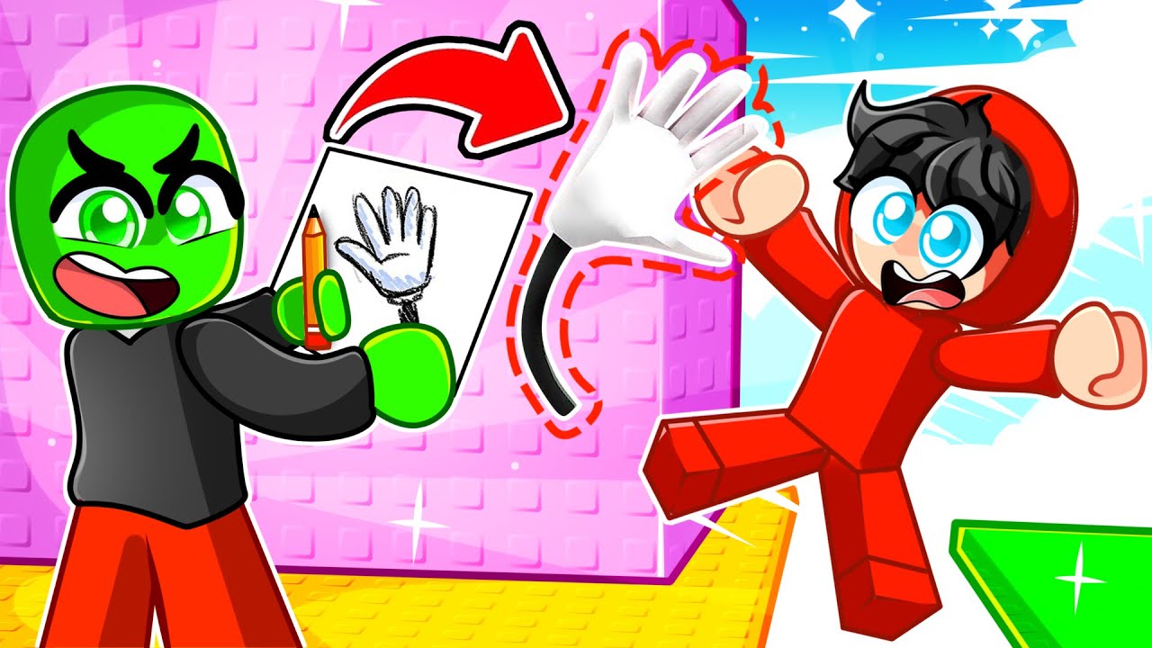 RYSUJĘ ŻEBY PRANKOWAĆ OLKA i LEONA w ROBLOX TROLL WIEŻA!