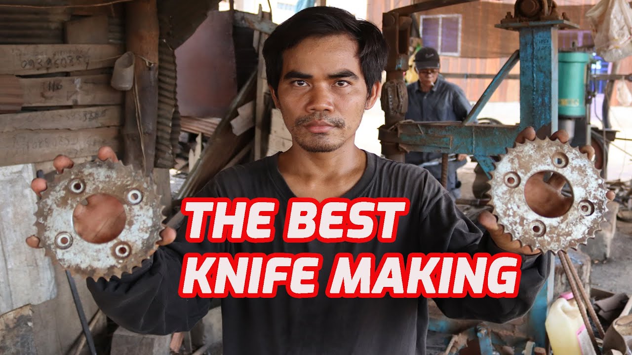 HOW TO MAKE KNIFE FROM SPROCKET.