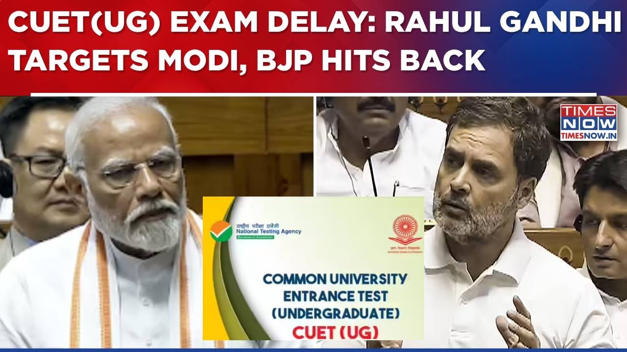 Rahul Gandhi Takes 'Vishwaguru' Swipe At PM Modi After CUET(UG) Exam Delay; BJP Hits Back | WATCH