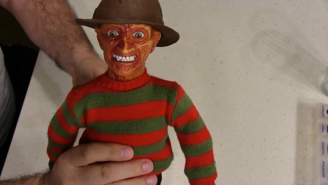 Repairing a 1989 Matchbox Talking Freddy Krueger Doll