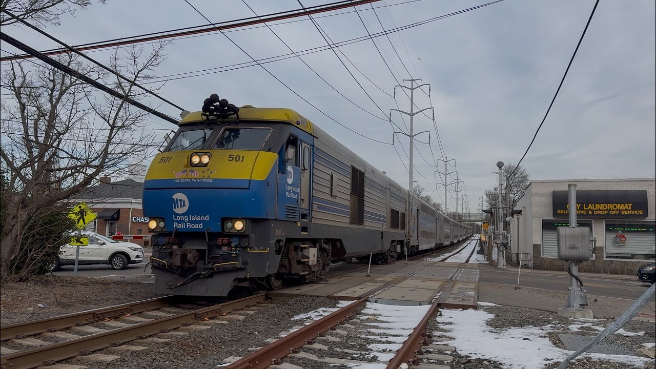 LIRR - EQ2PJNX and EQXSTYD on the Port Jefferson Branch featuring a parade of equipment on EQXSTYD!