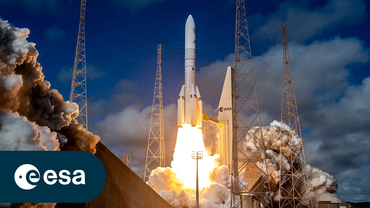 Запуск первой ракеты Ariane 6 с самыми мощными ускорителями