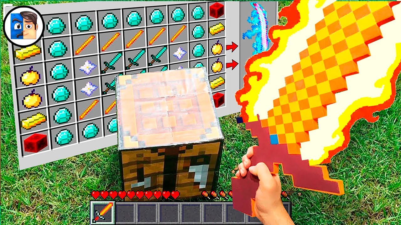 Realistic Minecraft in Real Life POV - AMAZING GIANT CRAFT Realistic Texture Pack En La Vida Real