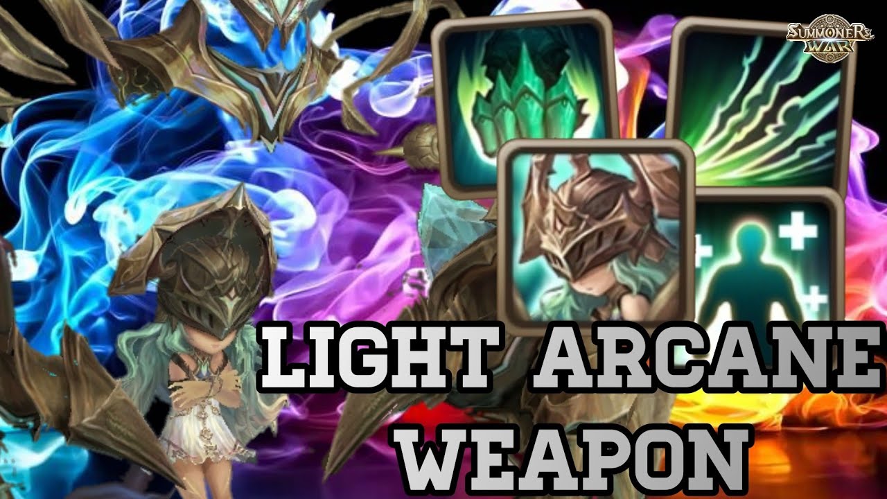 NEW LIGHT ARCANE WEAPON CHRISTINE IN RTA [Summoners War : Sky Arena]