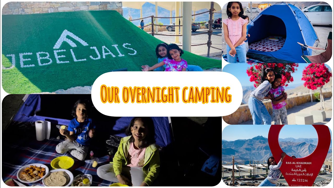 Our overnight camping at Jebel Jais Mountains/Ras Al khaima/UAE/road trip/Malayalam vlog