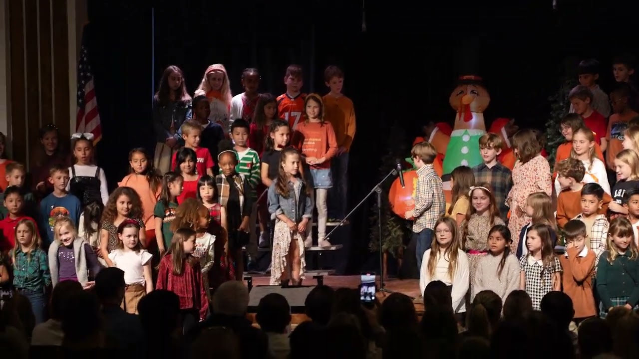 Mockingbird Elementary 3rd Grade Thanksgiving Performance 11-19-24