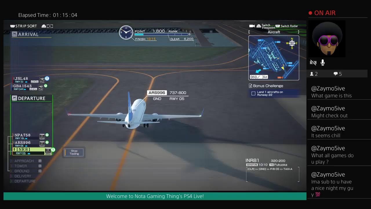 Trying out the PS4 Live