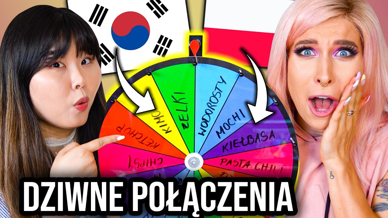 KOREANKA vs KIEŁBASA 😂 DZIWNE POŁĄCZENIA! koło fortuny decyduje co jemy | Agnieszka Grzelak Vlog