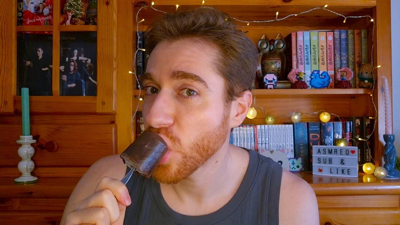 [ASMR] Helado de Chocolate en Cuchara 🍫 | Susurros. Eating sounds
