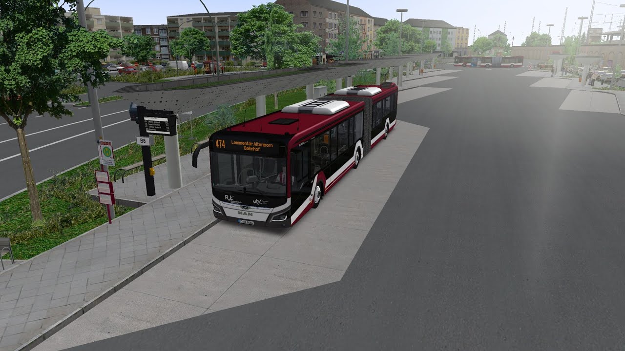 OMSI 2 | Lemmental-Neuenbreid V4 | Route 474 | Lemmental Zentrum Hbf. - Altenborn Bf | MAN NLC 18C