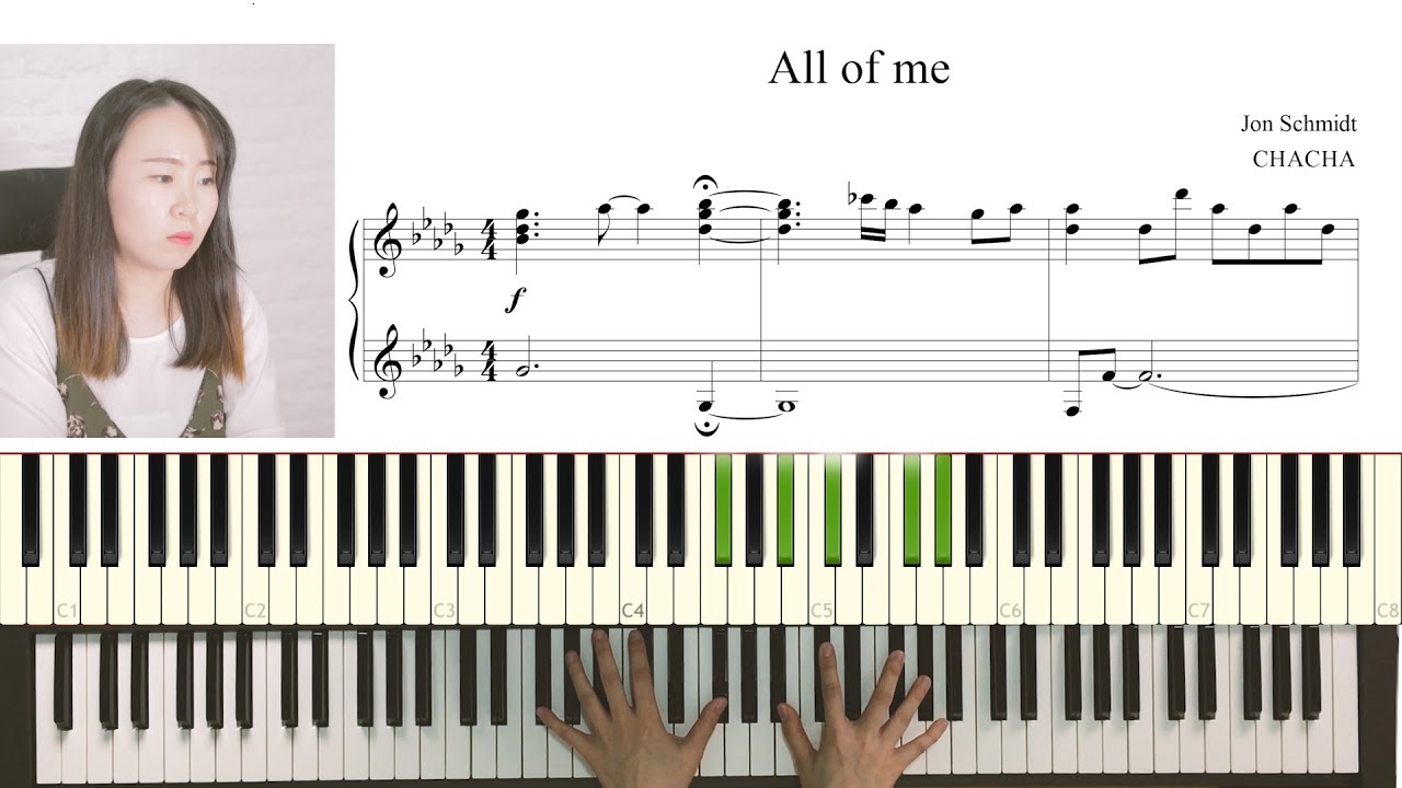🎹 All of Me(Jon Schmidt)_피아노 & Sheet 악보