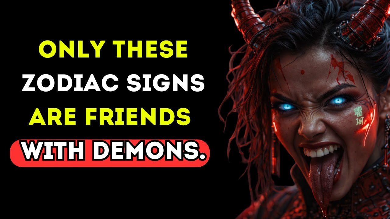 Only these zodiac signs are friends with demons.
