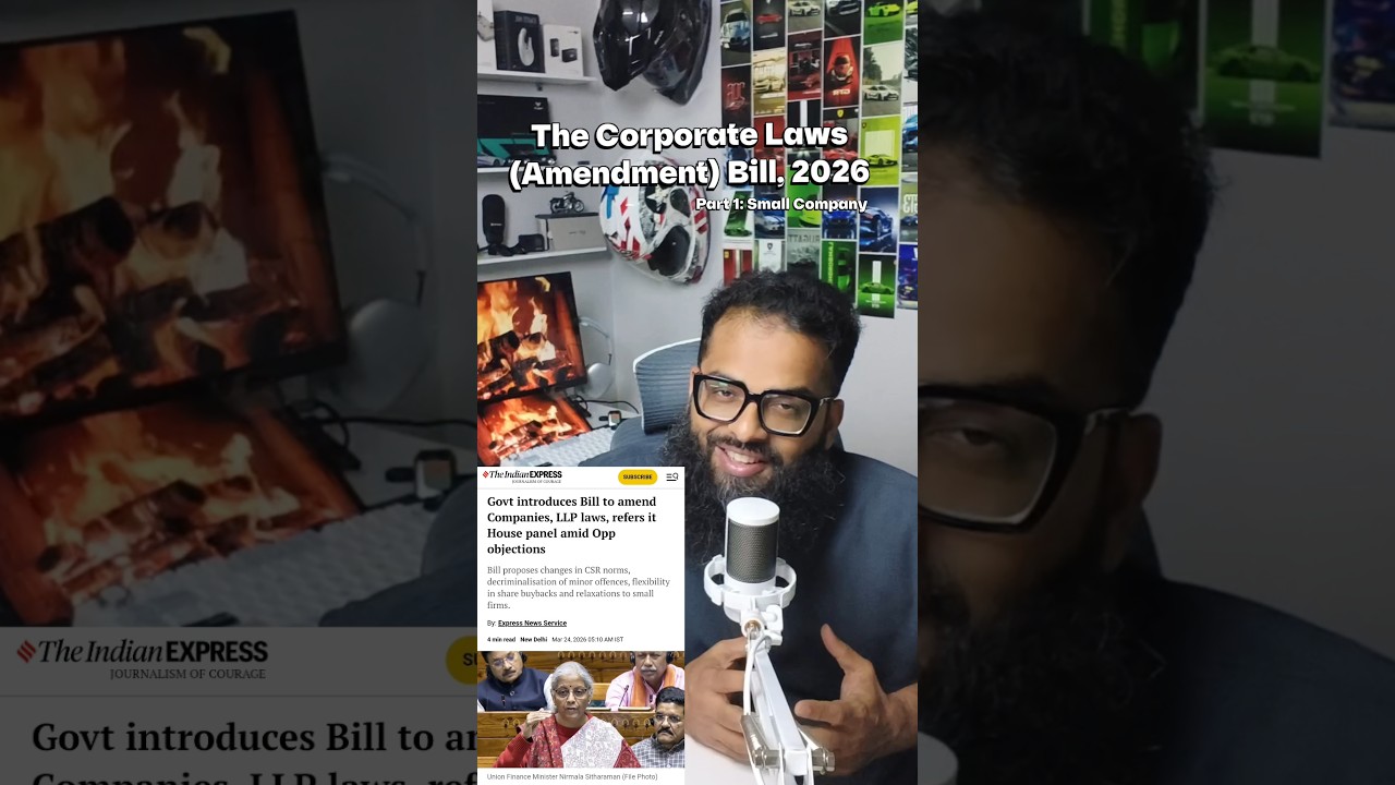 ₹200 Crore & Still a Small Company? | Corporate Law Amendment Bill 2026 explained. Part 1