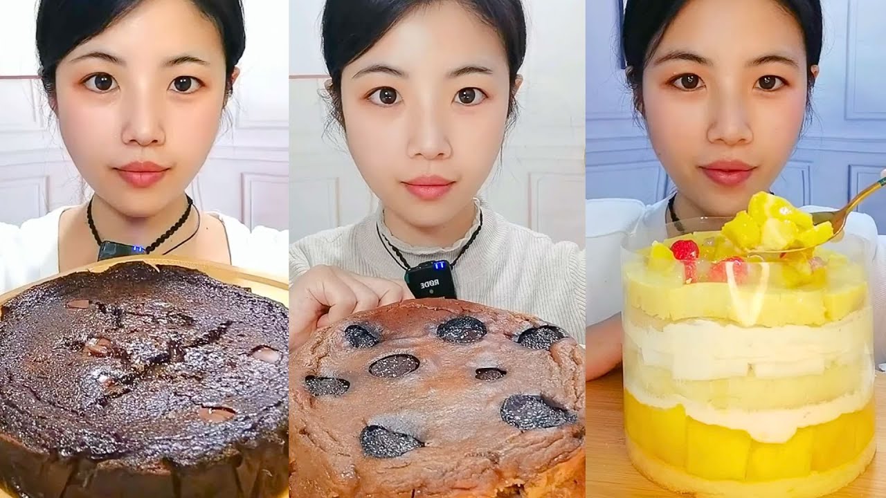 Homemade Cake and Brownie Eating Show | Calm Dessert Mukbang #42