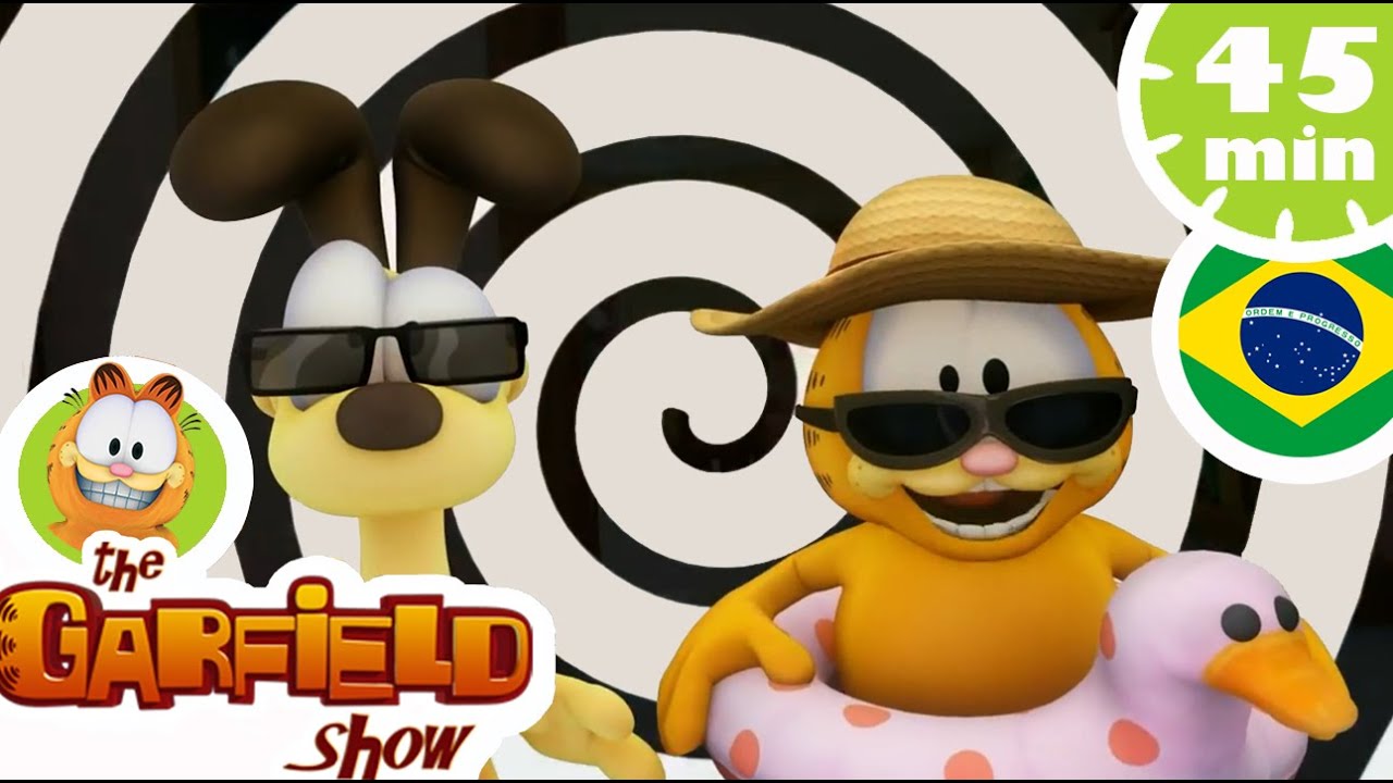 😎Garfield está de férias!😎 - Compilação HD