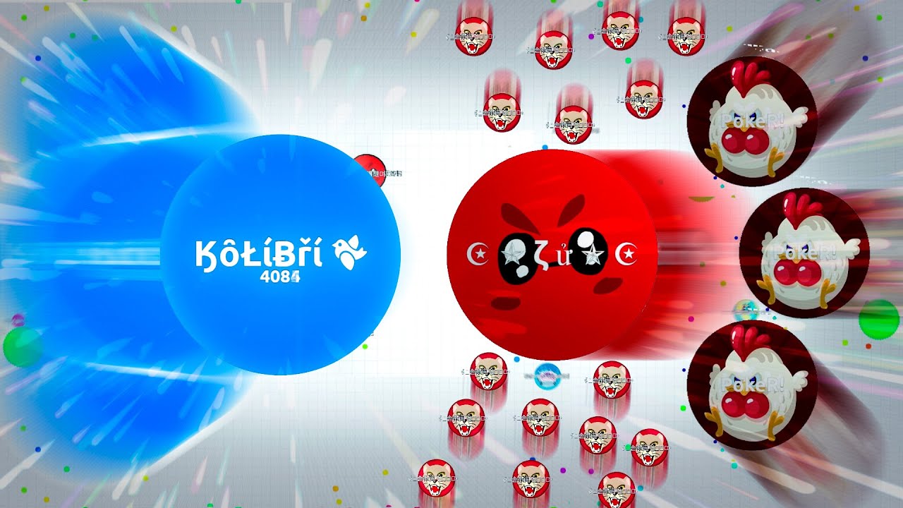 Agar.io 60K Score - SOLO vs TEAMS with BIGGEST FB BOTS IN AGARIO