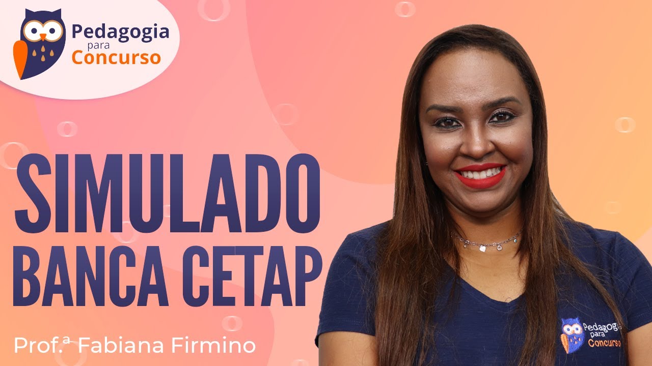 Simulado Banca Cetap | Pedagogia para Concurso