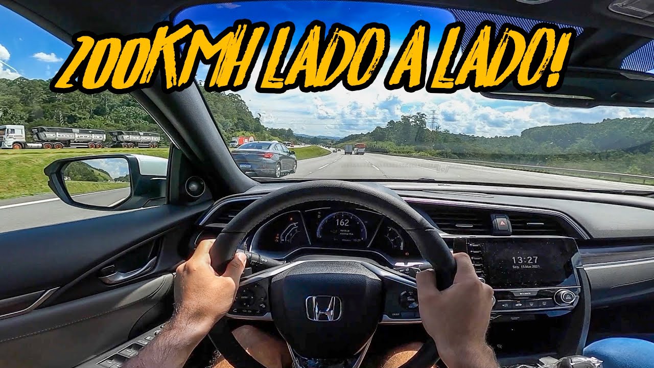 CHINES ME DESAFIOU DE CIVIC 1.5 NA ESTRADA! ARRIZO 6