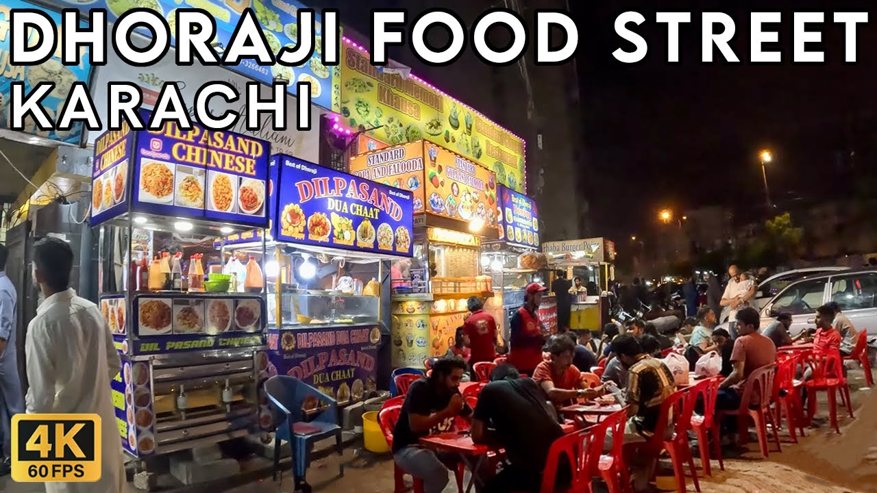 Dhoraji Food Street Karachi - Walking Tourist 4K