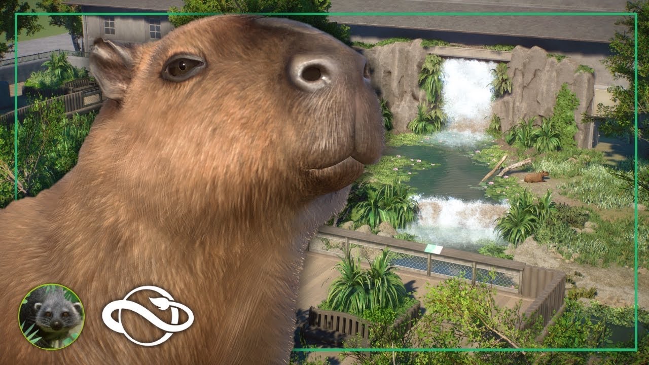 Building the CAPYBARA Enclosure in Oakwood Zoo! | Planet Zoo
