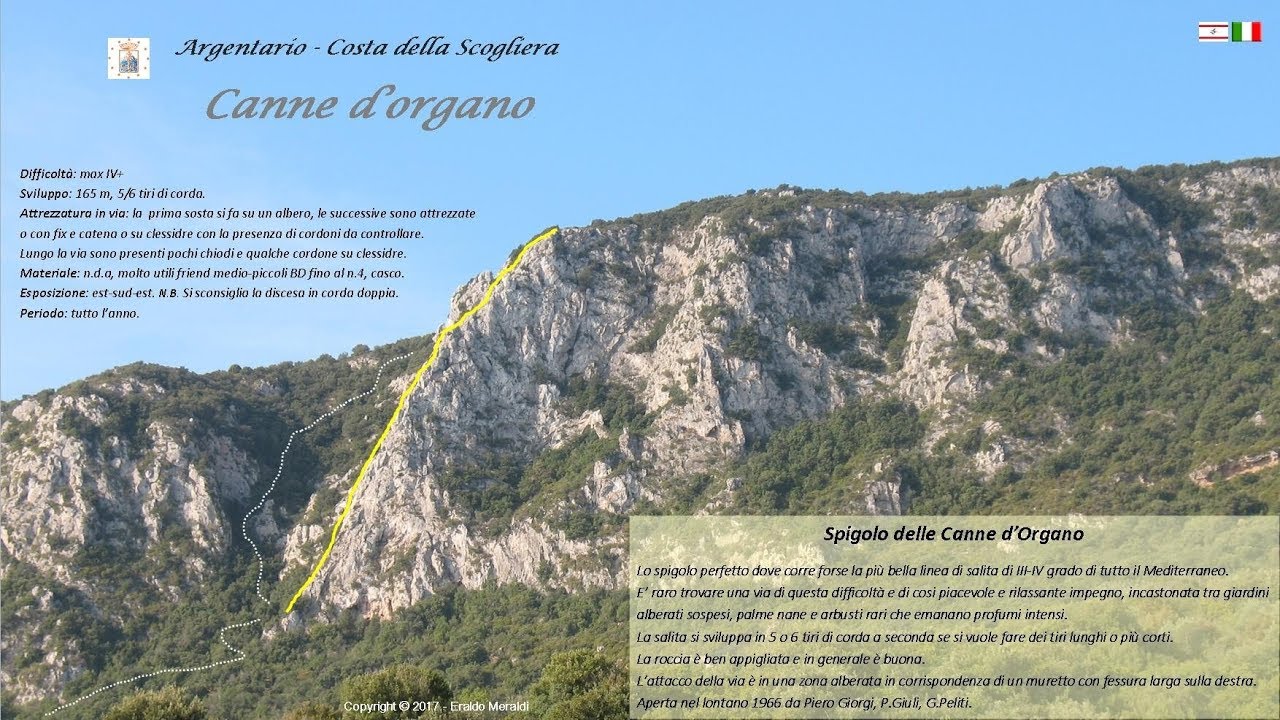 Spigolo Canne d'Organo - Argentario - Toscana