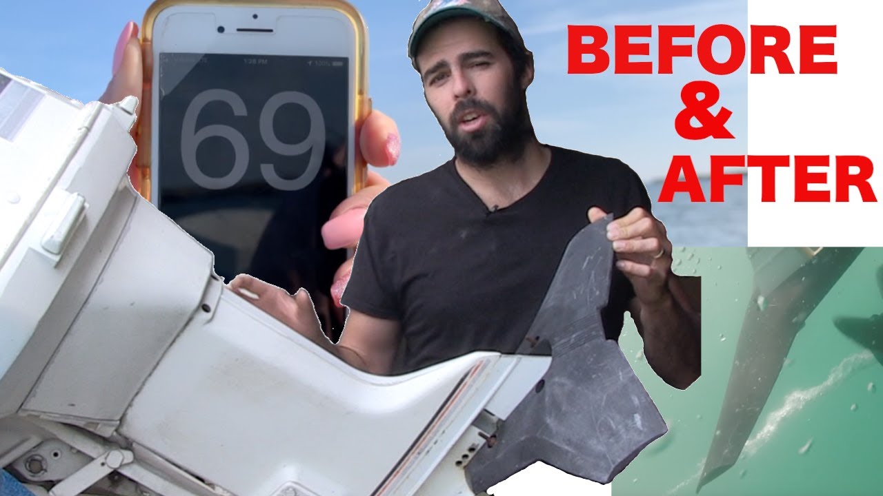 Outboard Hydrofoil Full Comparison ( Before & After )