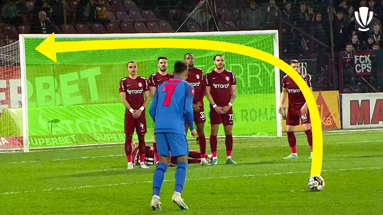 FCSB TOP 10 Lovituri Libere care l-ar face invidios pe MESSI