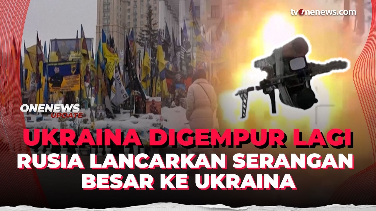 Belum Seminggu, Rusia Kembali Serang Energi Ukraina dengan 400 Drone dan 40 Rudal | OneNews Update