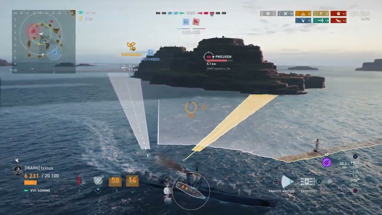 SOMME 4/5 KILLS 1 ASSIST 145K DMG World of Warships: Legends