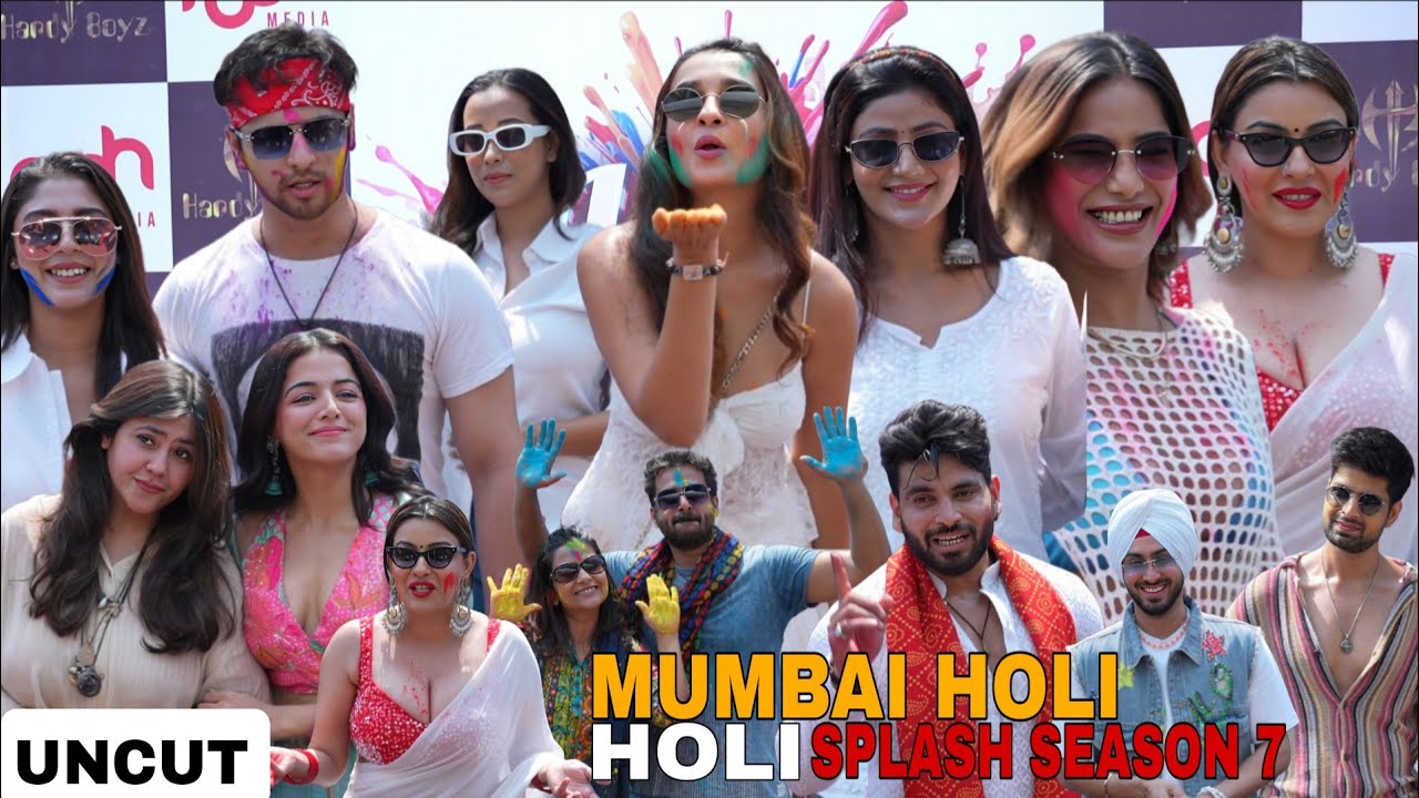 UNEDITED - Mumbai&rsquo;s Biggest Holi - Holi Splash Season 7 | Star-Studded Holi Celebration | Ekta Kapoo