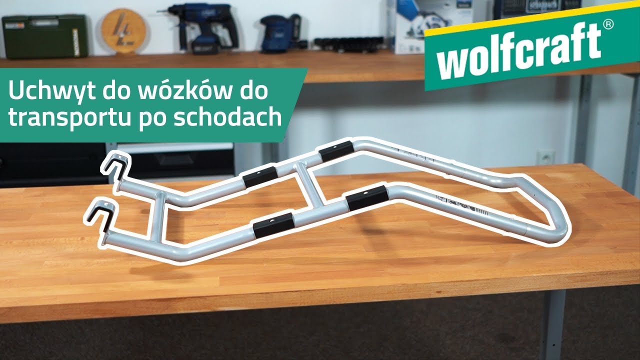 Uchwyt do w&oacute;zk&oacute;w Wolfcraft do transportu po schodach