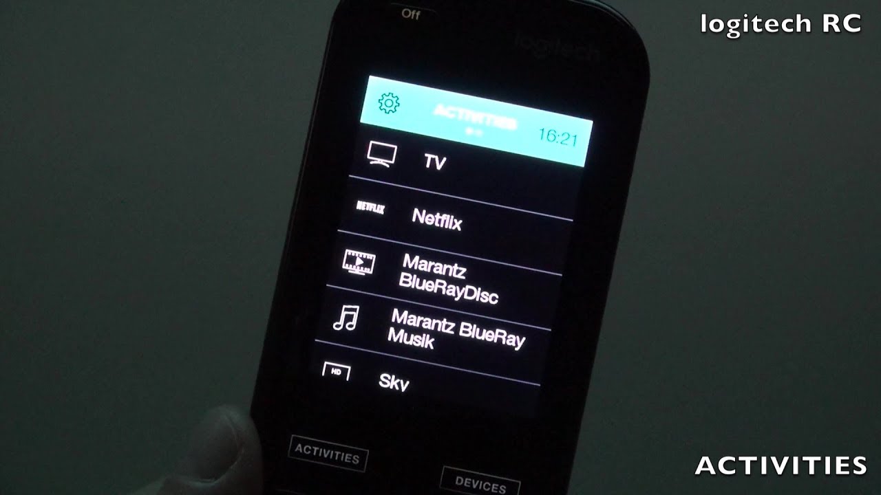 logitech - Harmony Elite / Quick Look On Different Devices / logitech App - MusicVersion