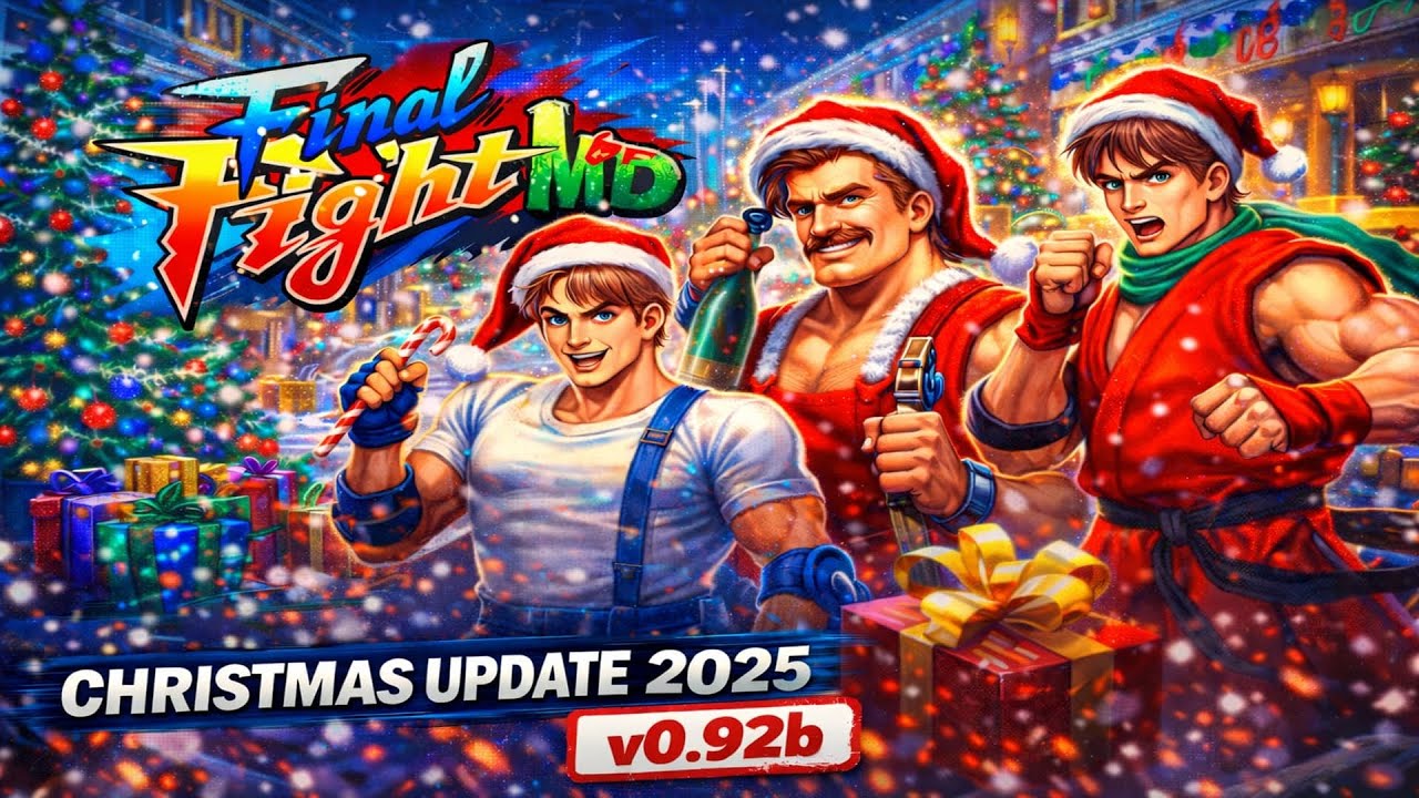 Final Fight MD 🎄 Christmas Update 2025 | v0.92b #FinalFight #MegaDrive #RetroGaming