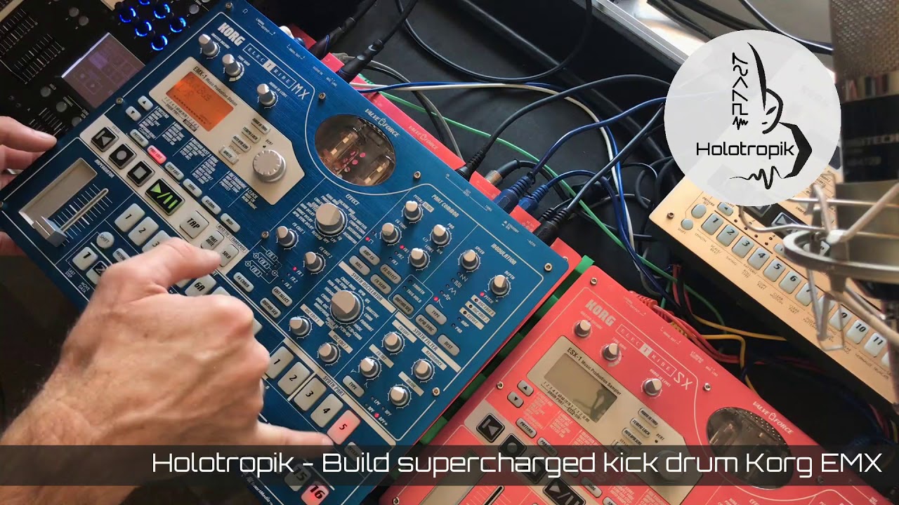 Holotropik - Supercharged kick drum KORG EMX